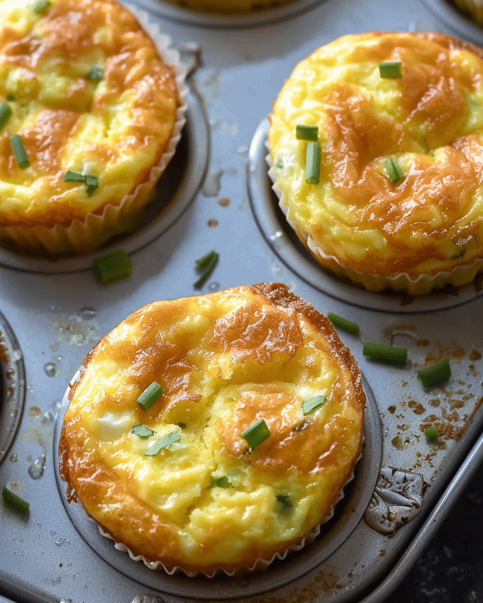 Fluffy Cottage Cheese Egg Muffins