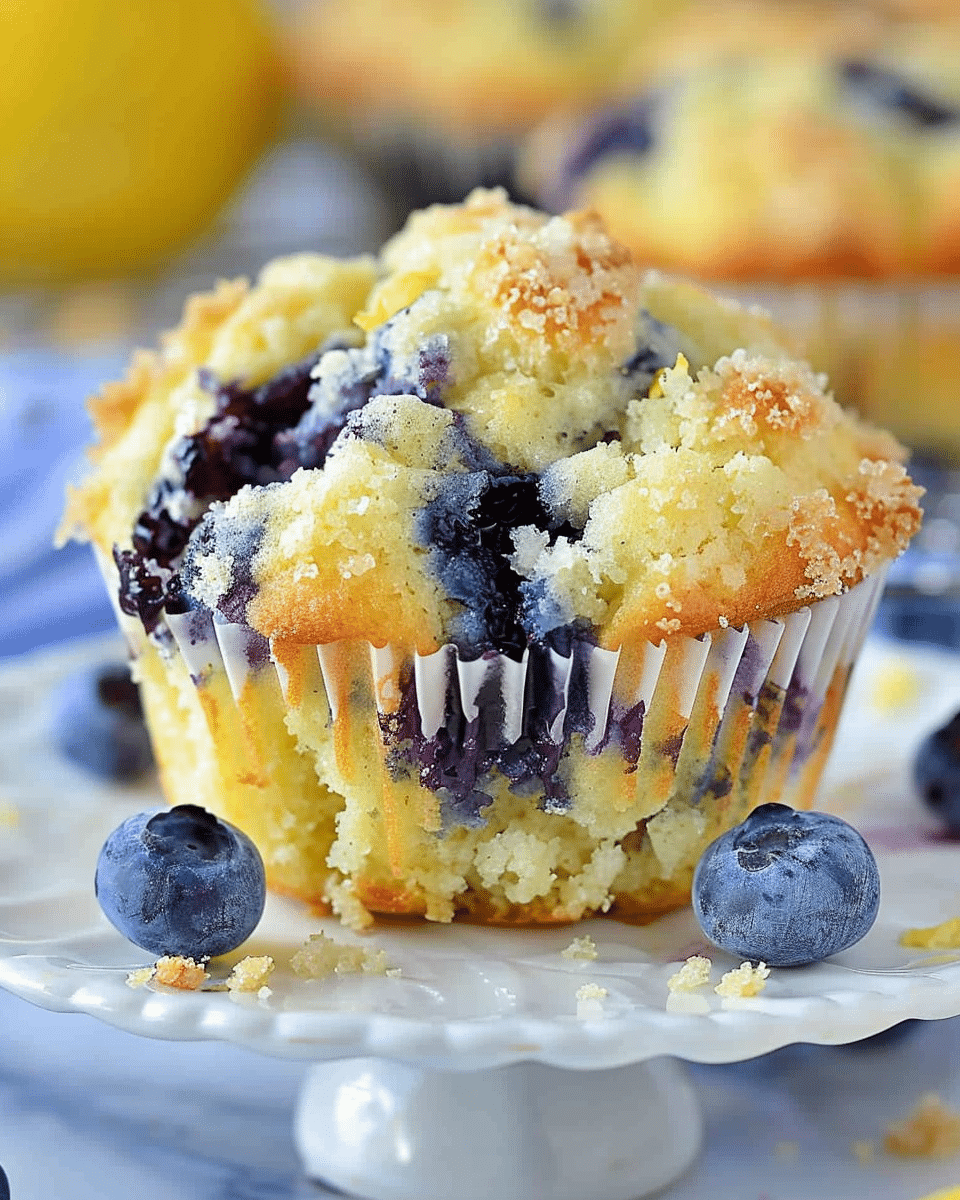Lemon Blueberry Muffins Recipe