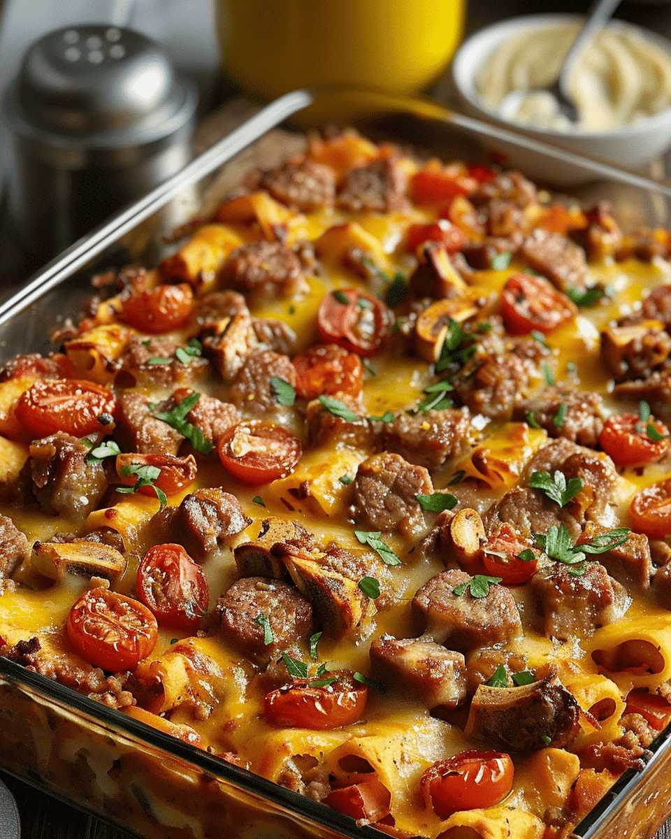 Meat Lovers Casserole Bake