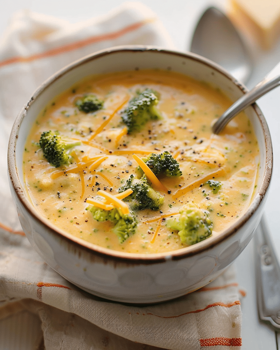 Cheddar Broccoli Soup Recipe