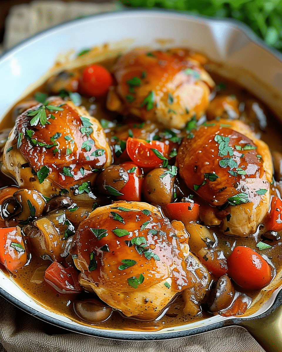 Chicken Chasseur Classic French