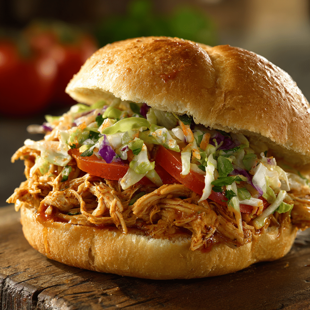 Ohio Shredded Chicken Sandwiches