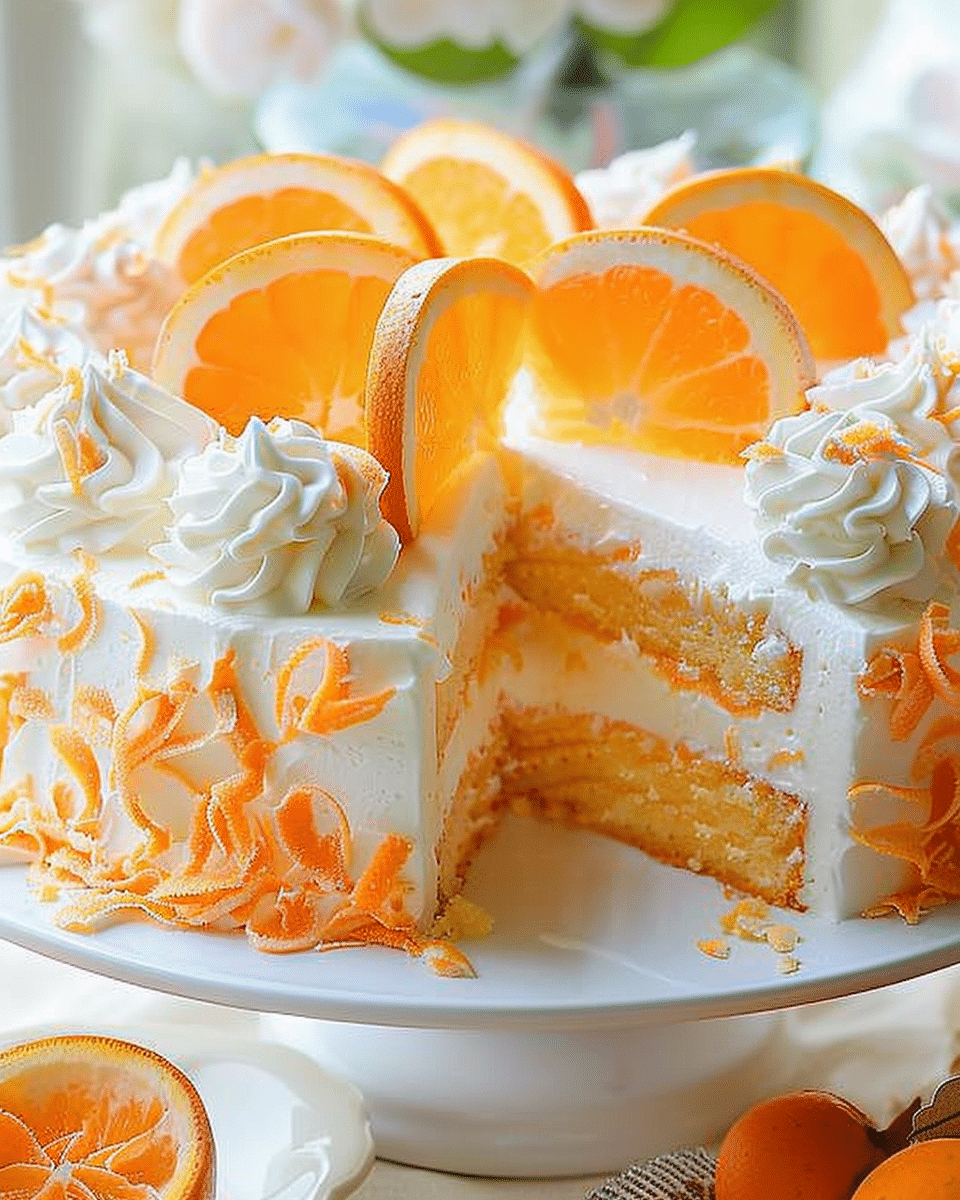 Orange Creamsicle Cake