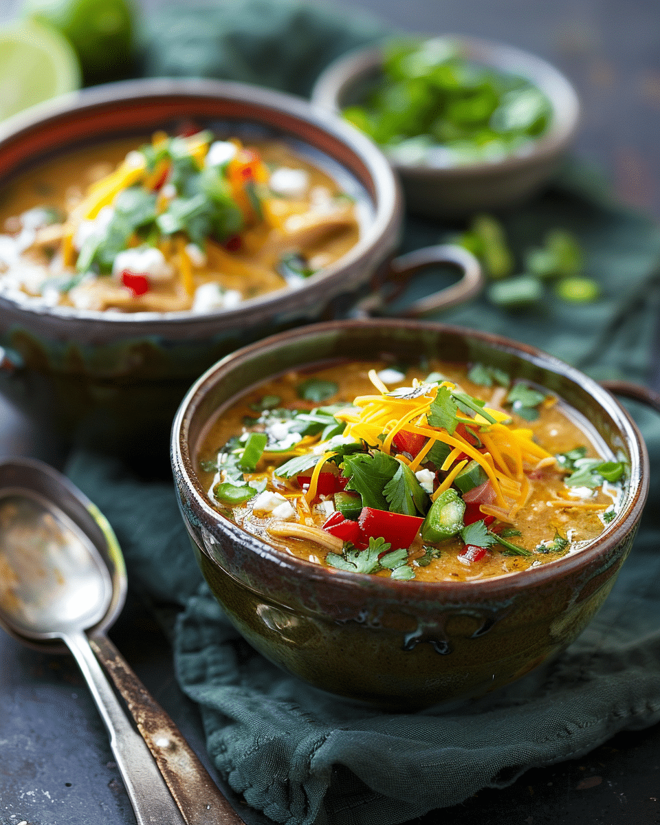 Green Enchiladas Chicken Soup