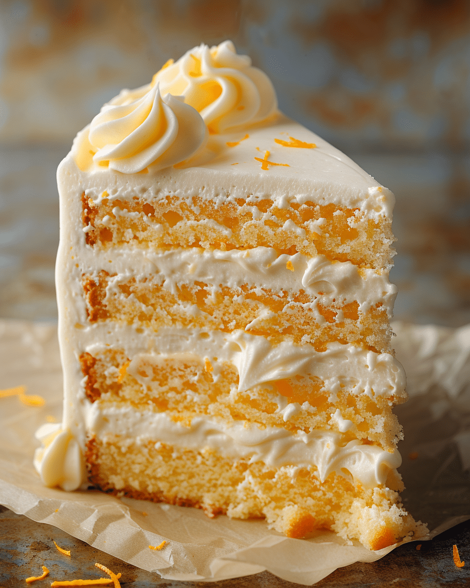 Orange Creamsicle Cake