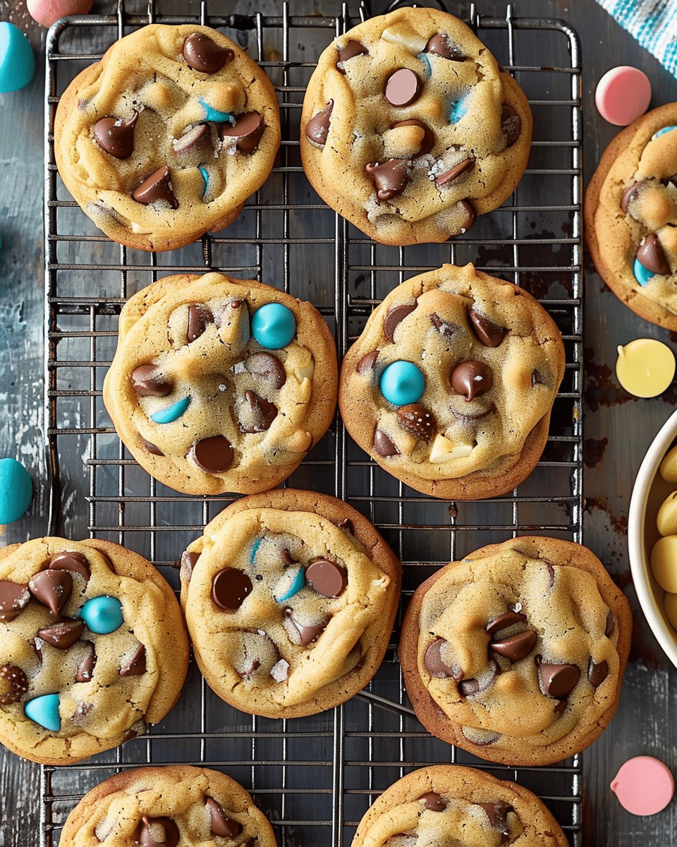 Easy Easter Chocolate Chip Cookies