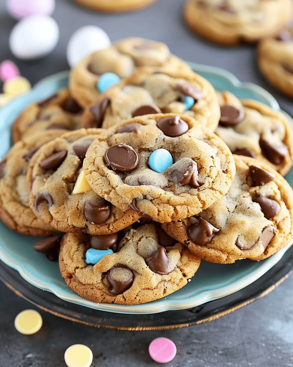 Easy Easter Chocolate Chip Cookies