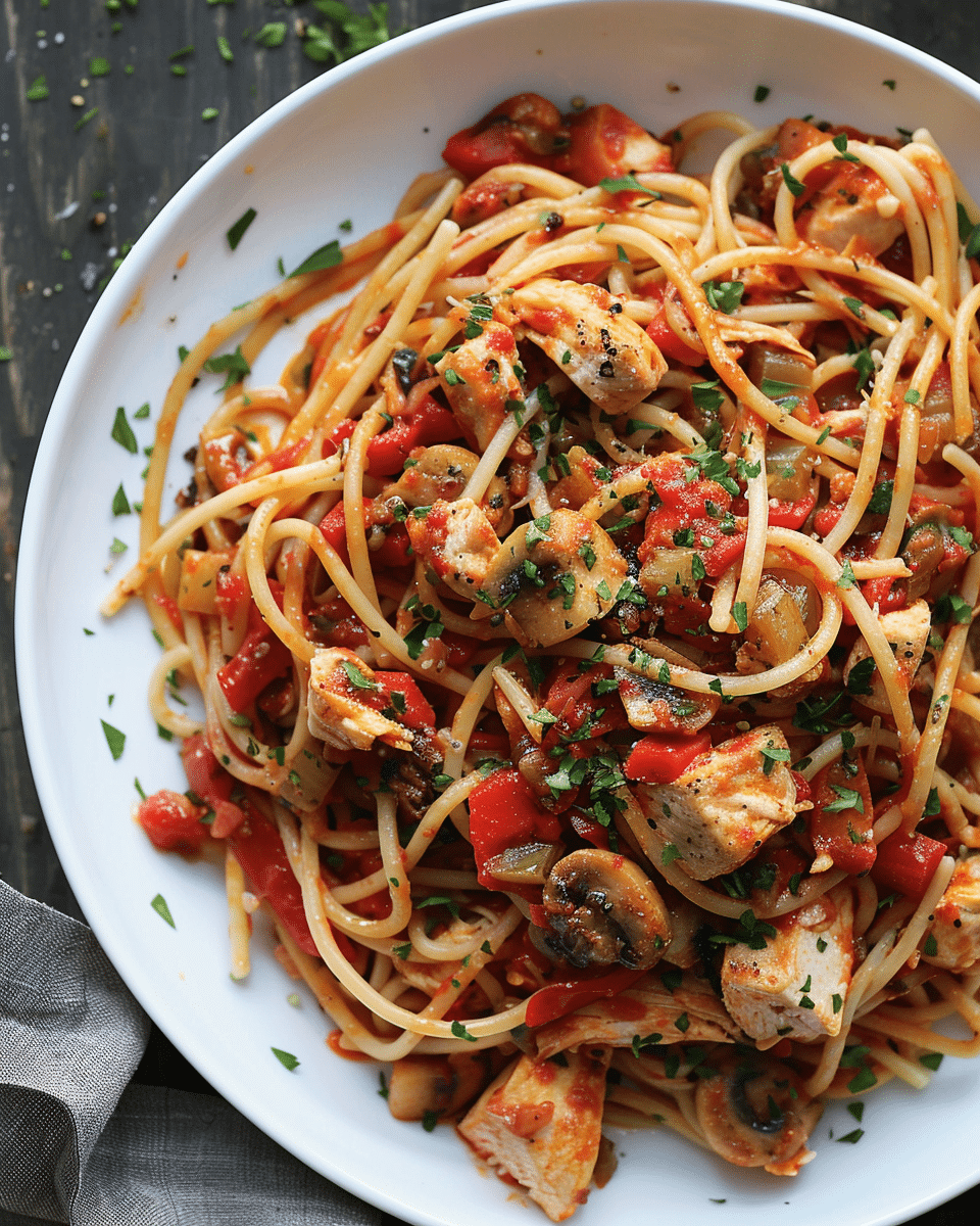 Monterey Chicken Spaghetti: A Comforting, Flavor-Packed Pasta Dish