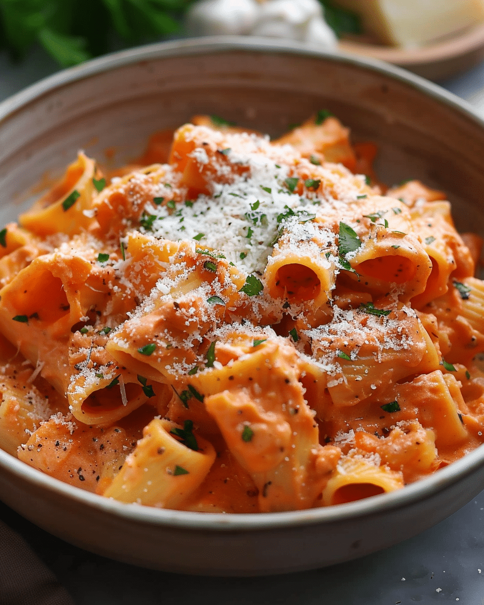 Creamy Tomato Garlic Pasta