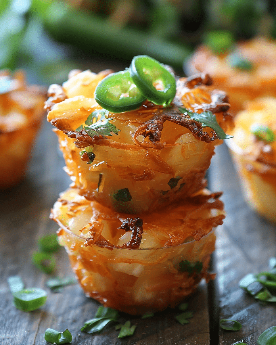 Addictive Pineapple Jalapeño Chicken Crispy Snack Cups with Sweet Heat