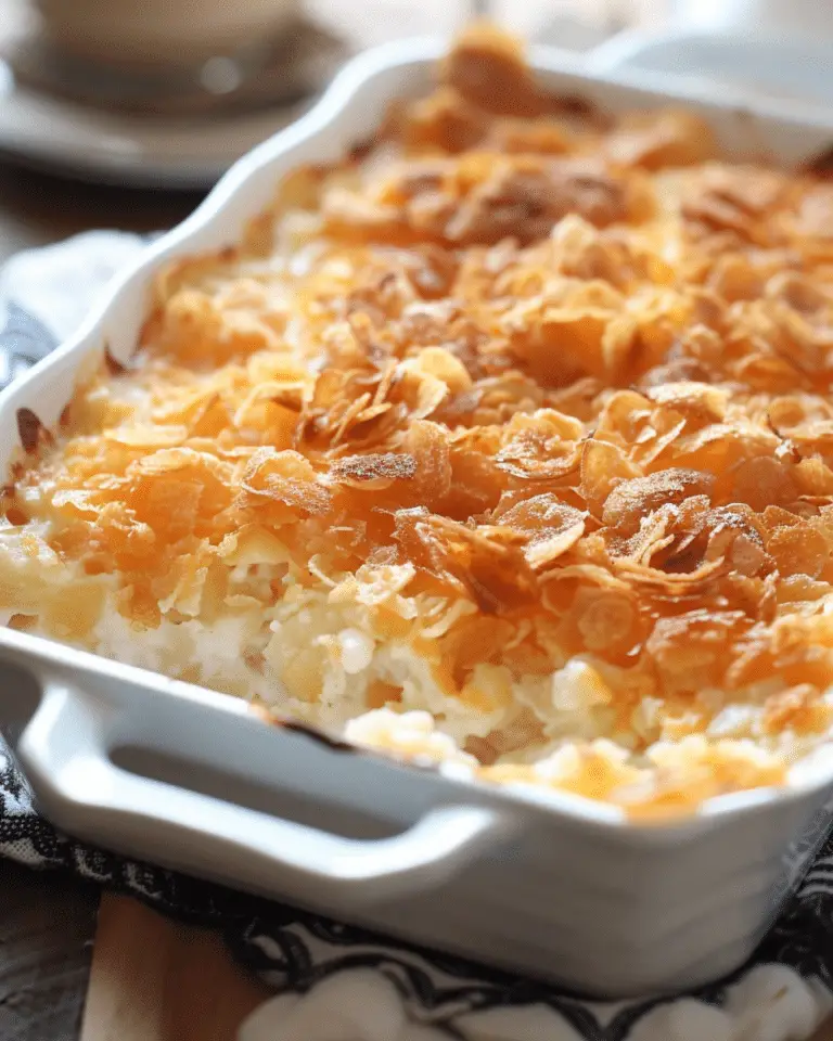 Heavenly Funeral Potatoes Casserole