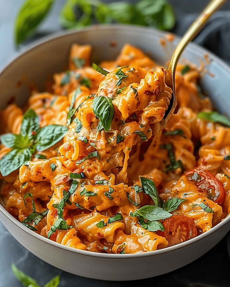 Creamy Tomato Garlic Pasta