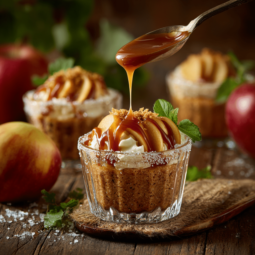 Caramel Apple Dessert Cups