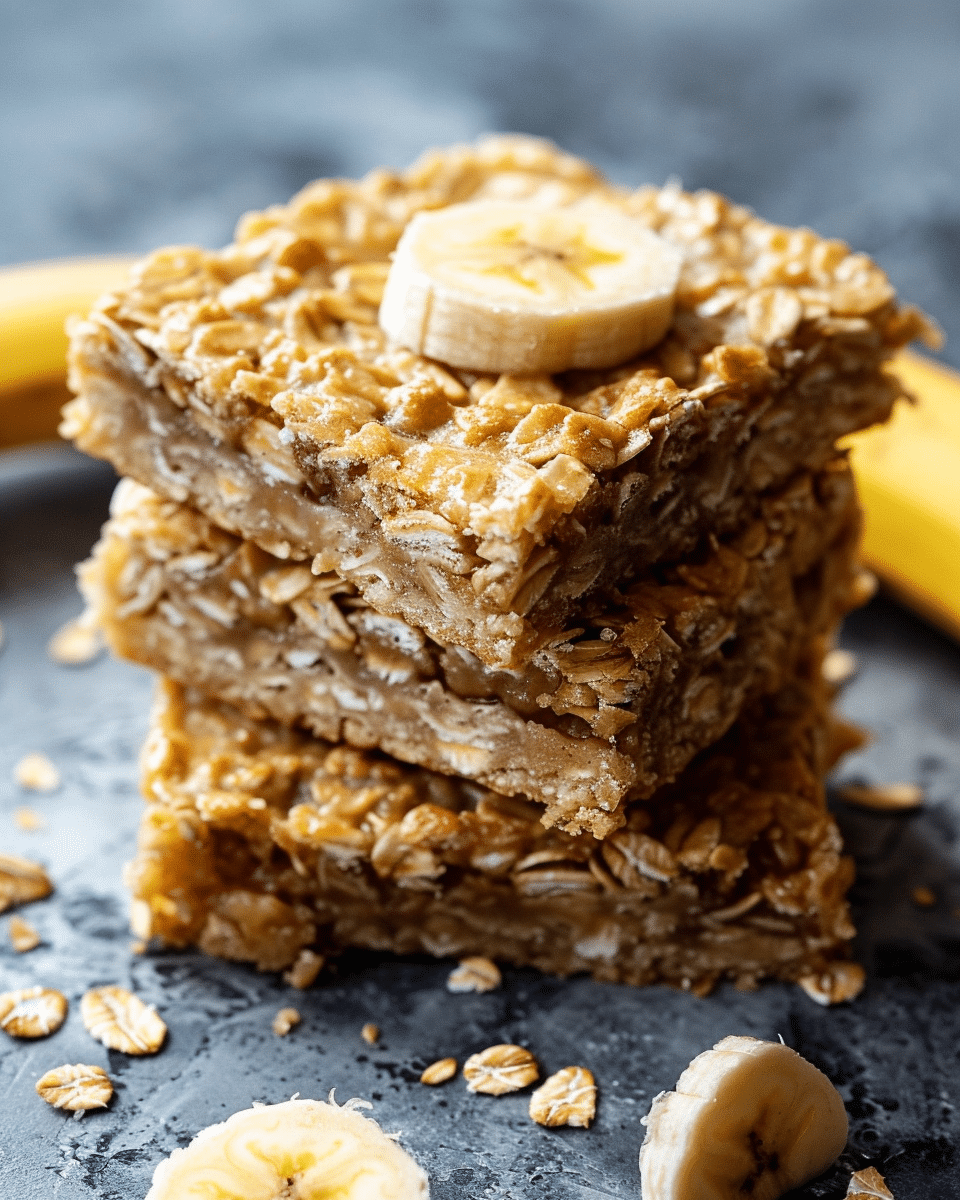Banana Oatmeal Bars