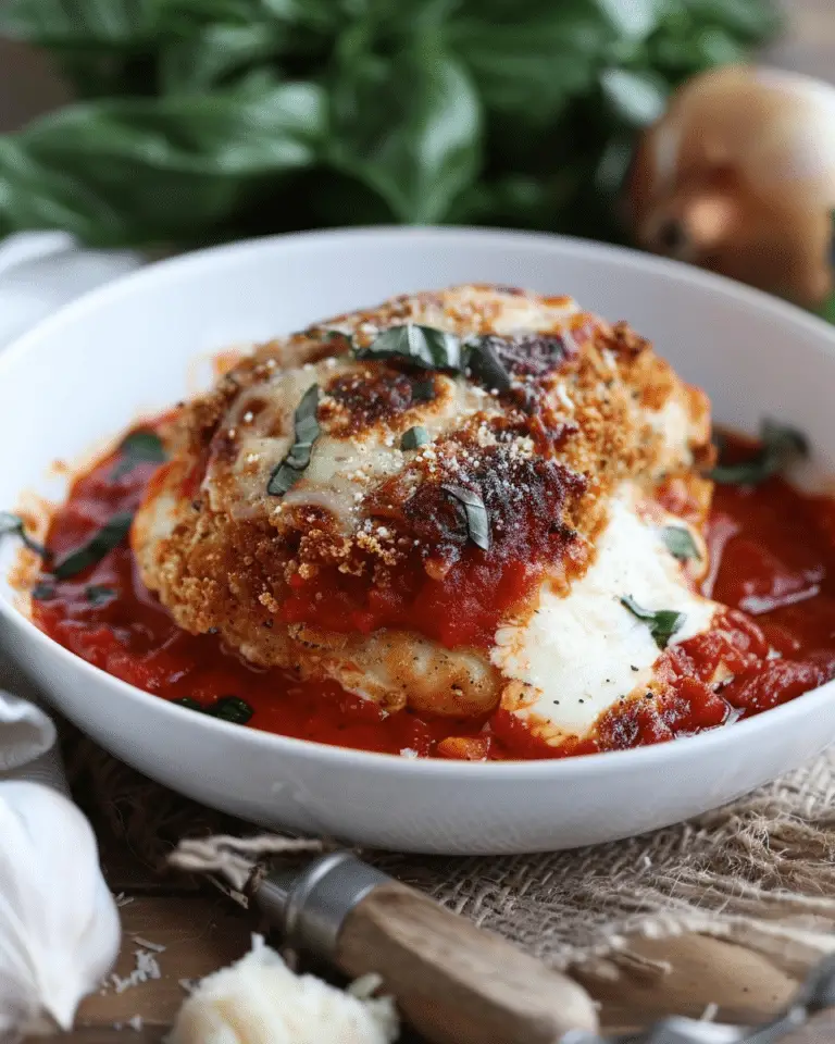 Super Yummy Cottage Cheese Chicken Parm Bowl