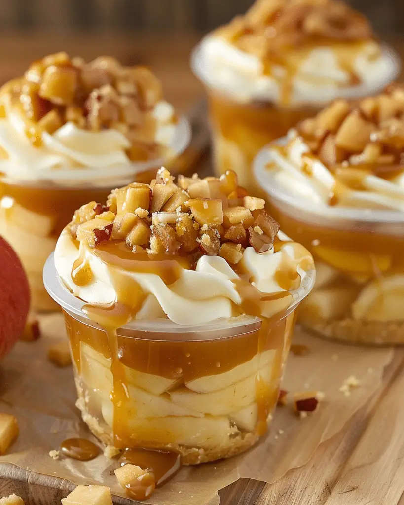 Caramel Apple Dessert Cups