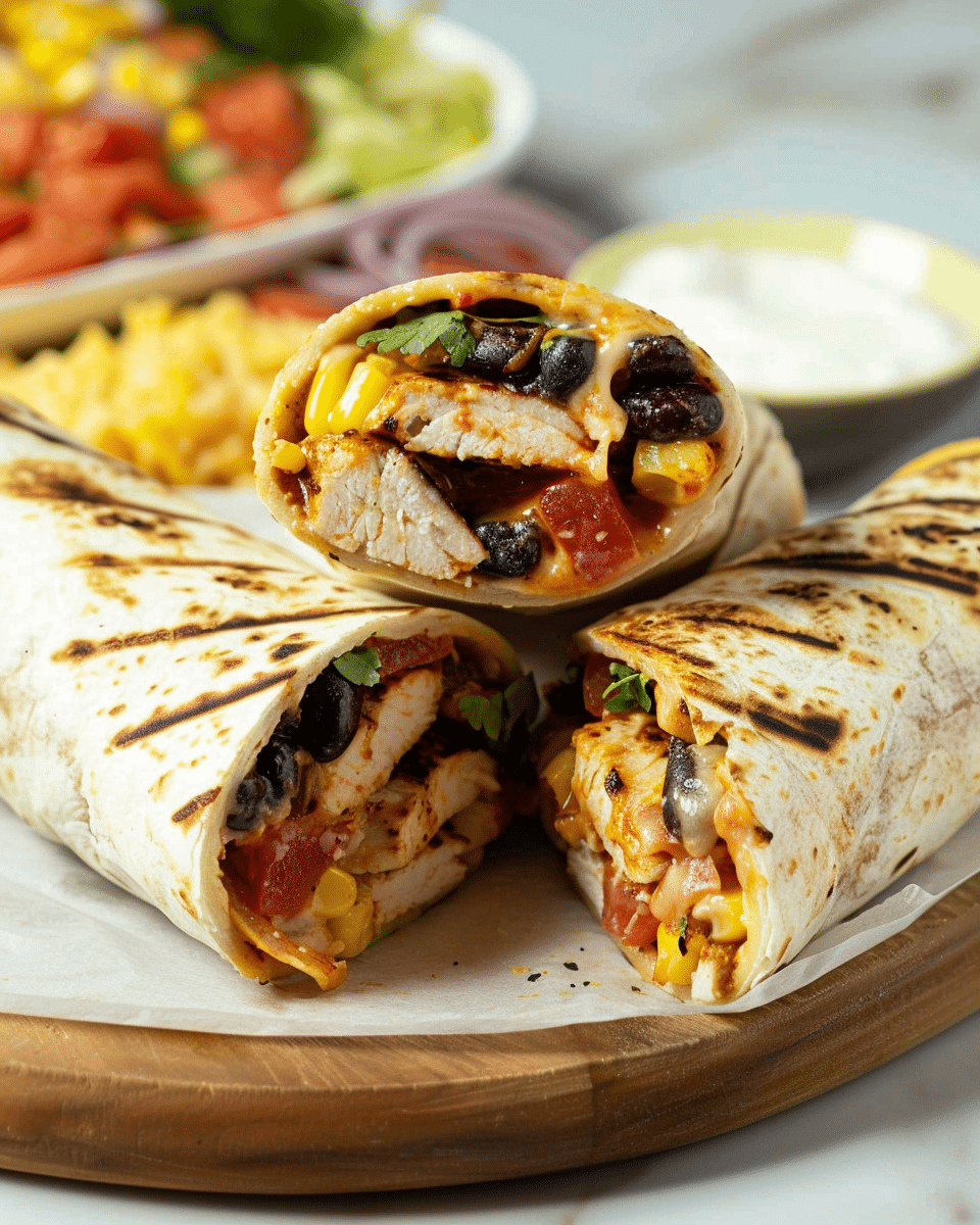 Chipotle Ranch Grilled Chicken Burrito