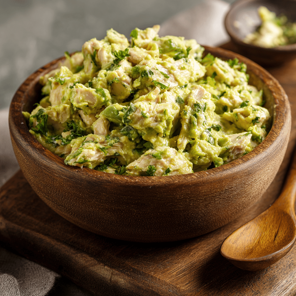 Ultimate Creamy, High-Protein Avocado Chicken Salad (No Mayo, Meal Prep Friendly)