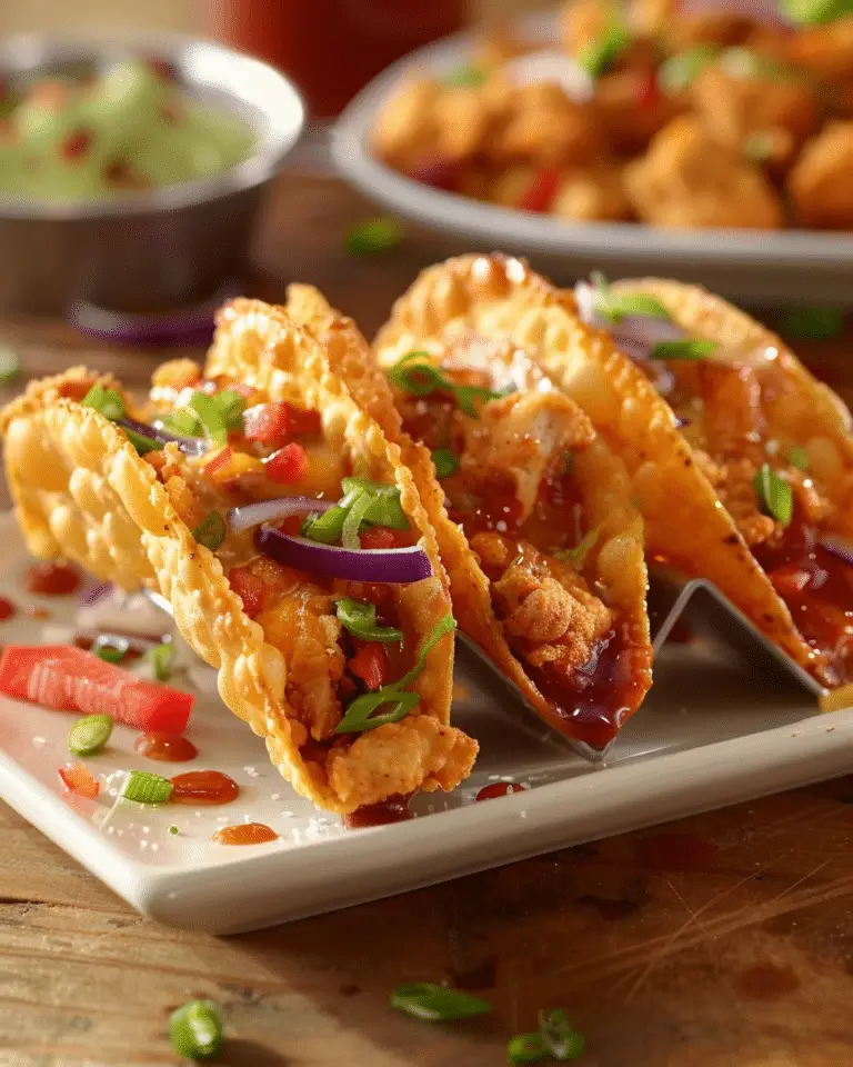 Applebee’s Chicken Wonton Tacos