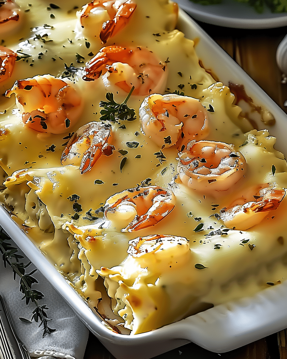 Indulgent Shrimp & Crab Alfredo Lasagna Roll-Ups You’ll Crave