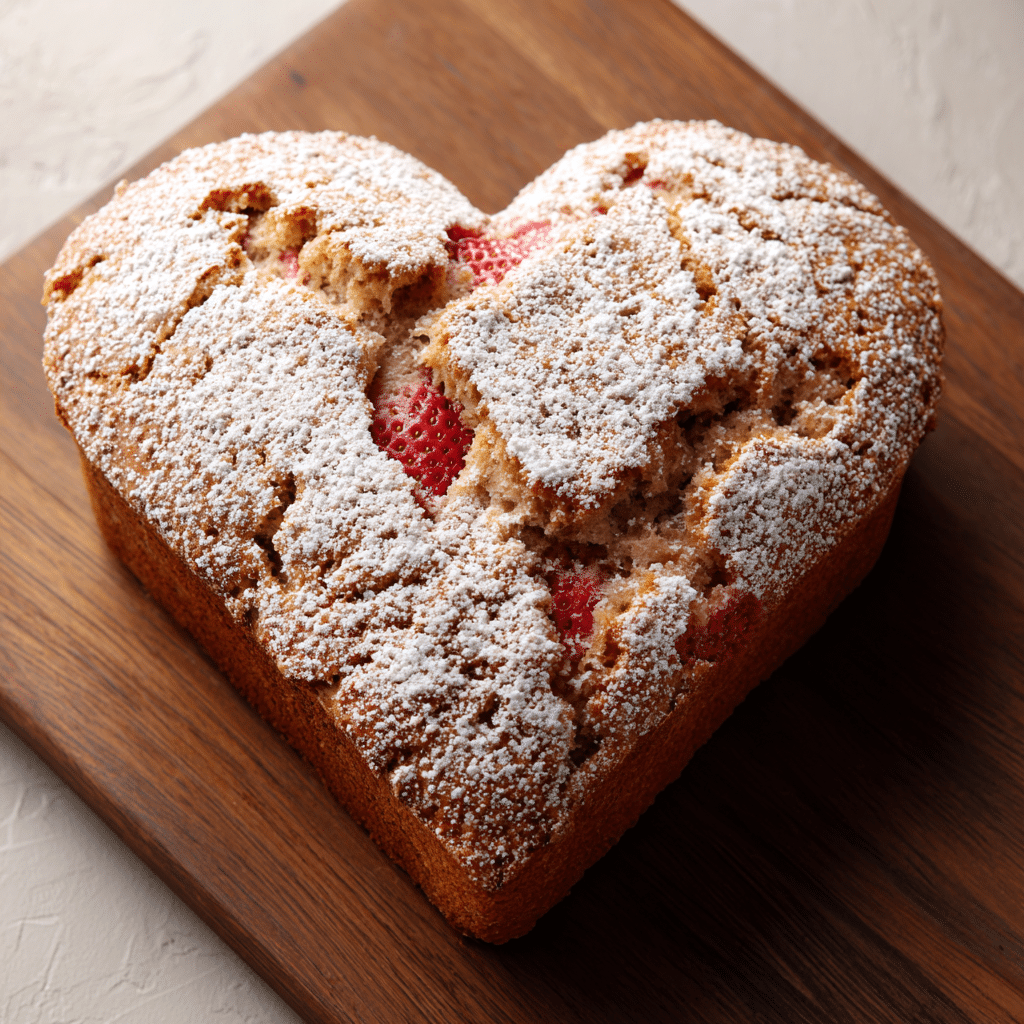 Strawberry Heart Bread