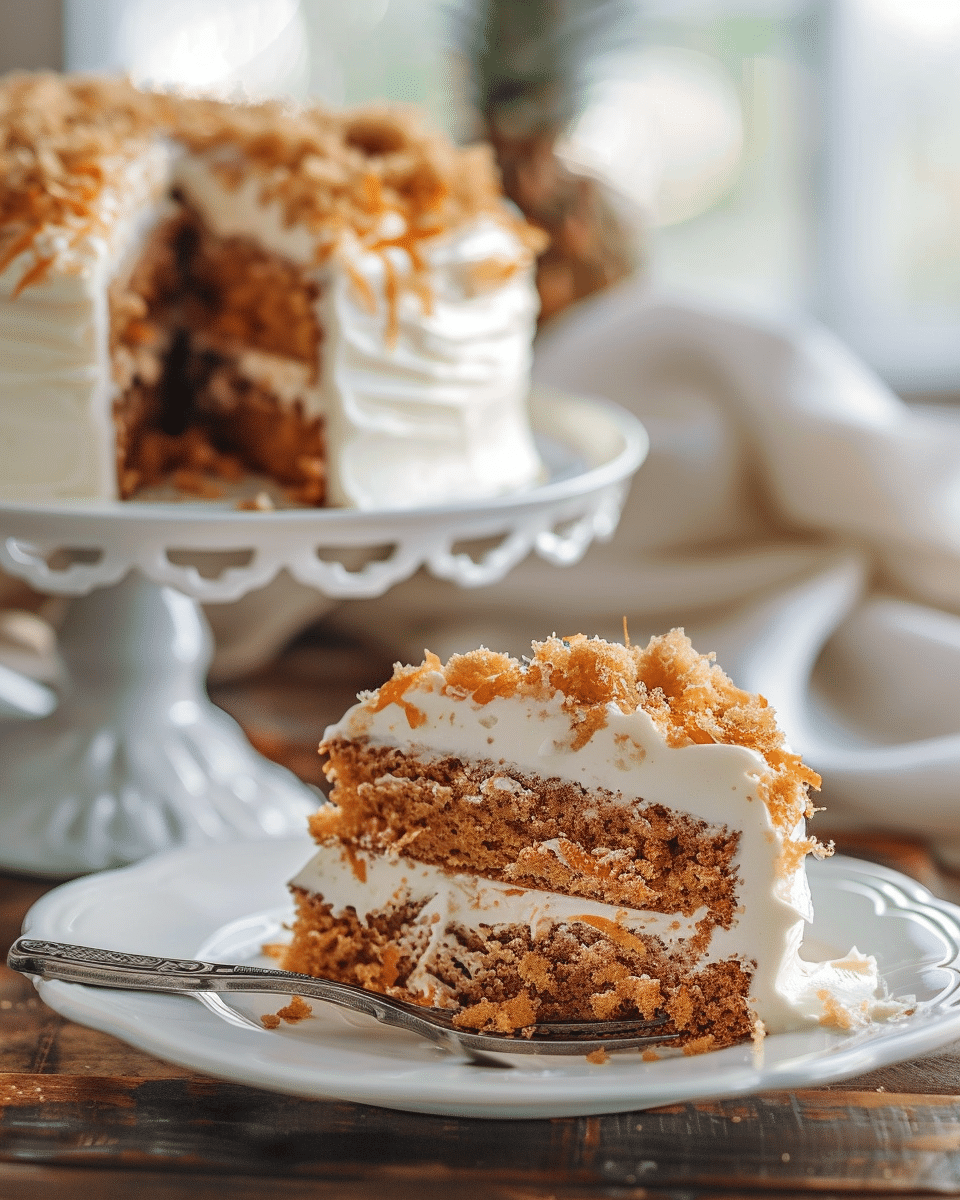 Hawaiian Carrot Pineapple Cake