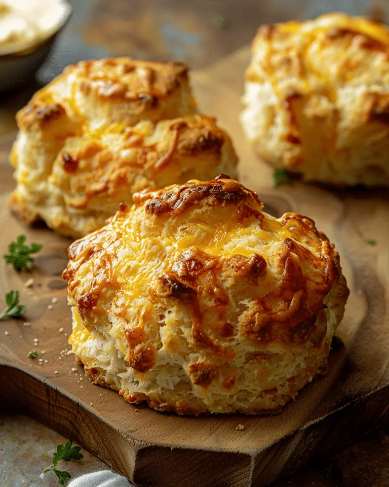 Crab Stuffed Cheddar Bay Biscuits With Lemon Butter