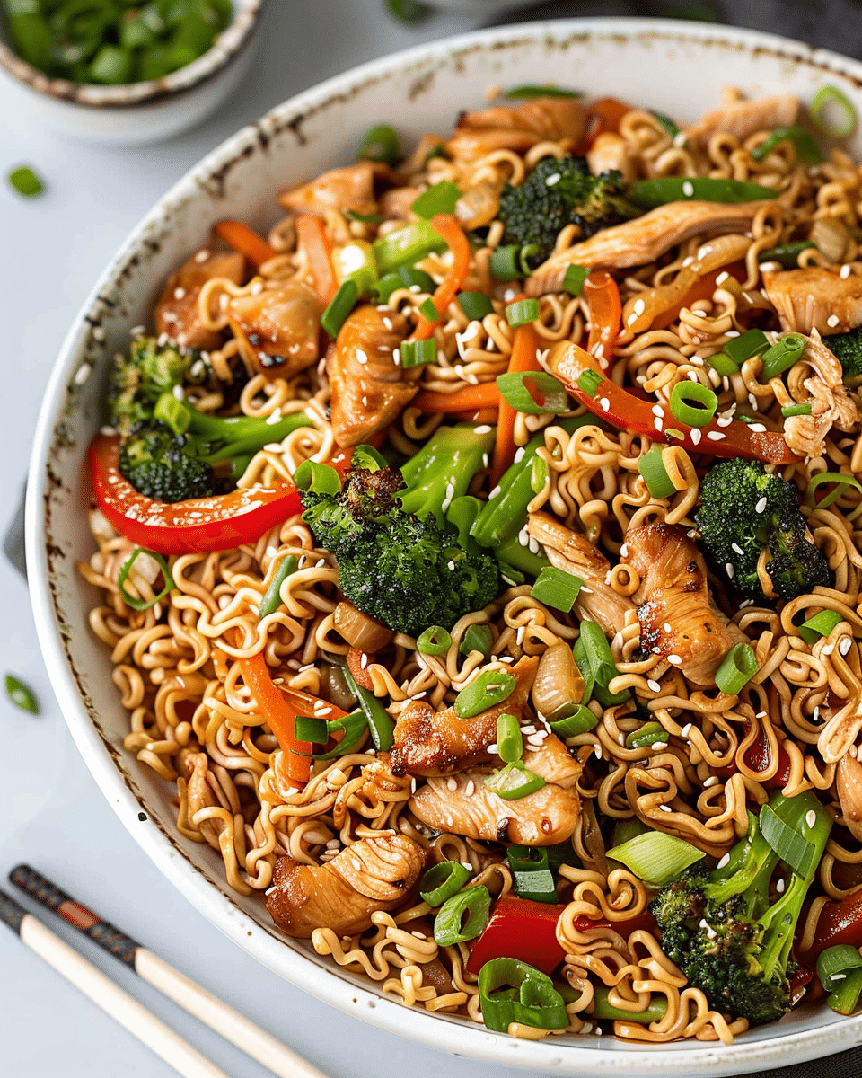 Chicken Ramen Stir Fry