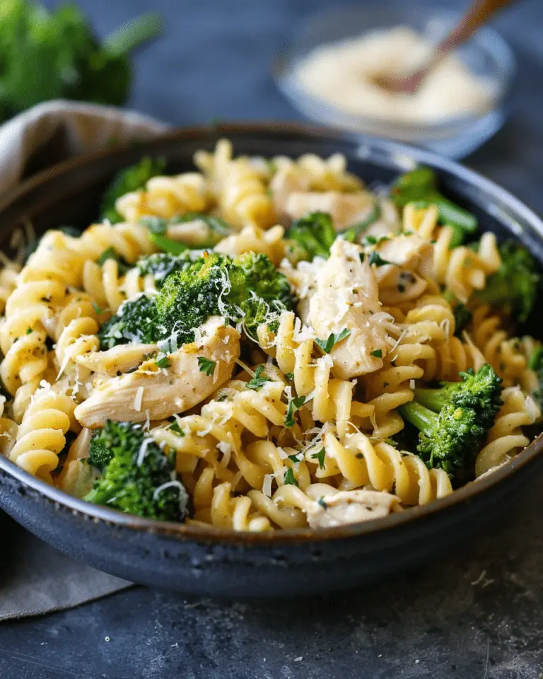 One Pot Chicken Broccoli Rotini
