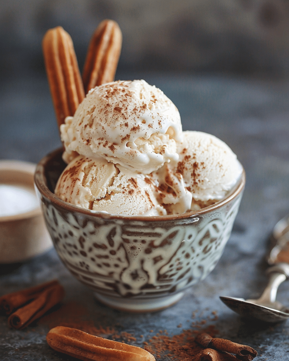 Homemade Cinnamon Ice Cream