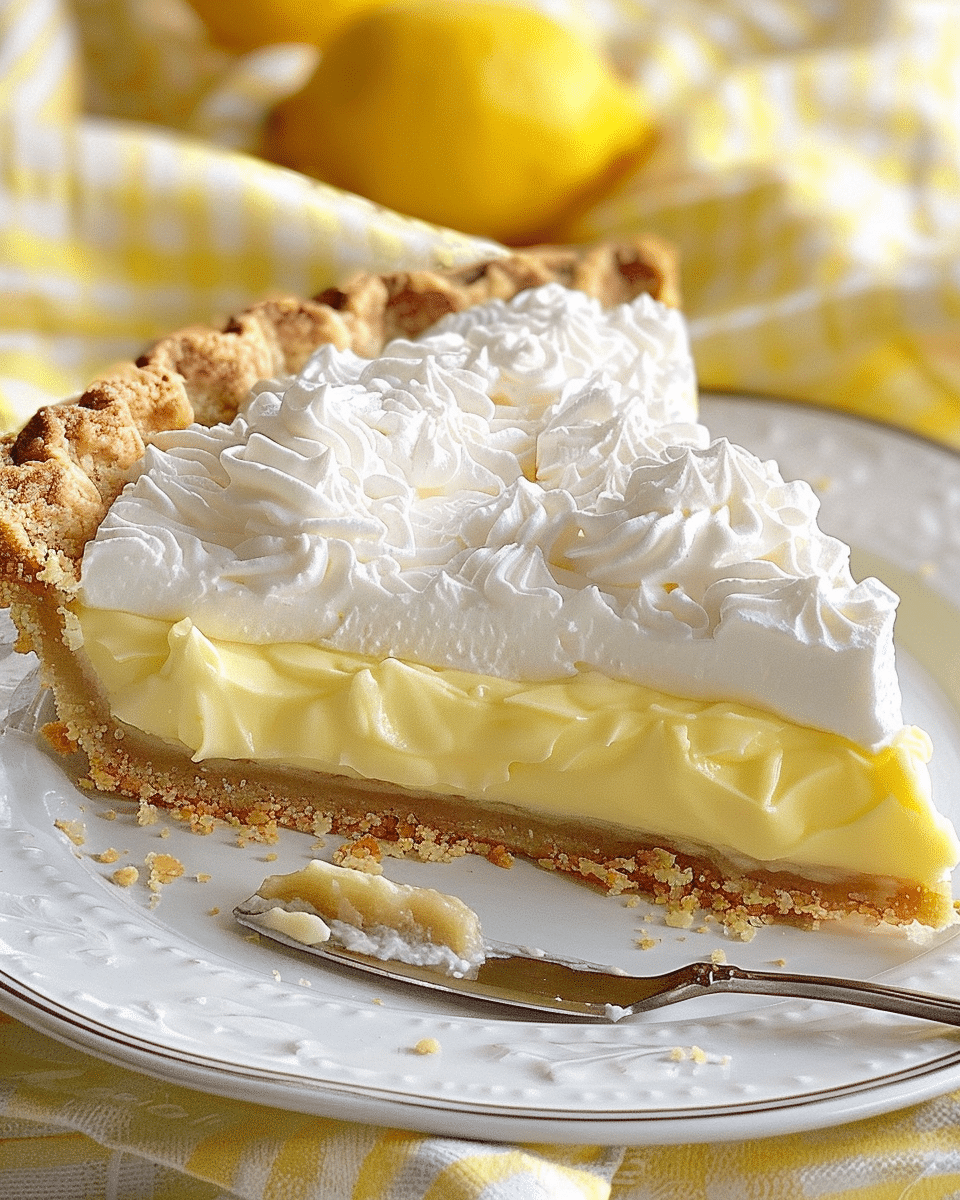 Creamy florida lemon pie