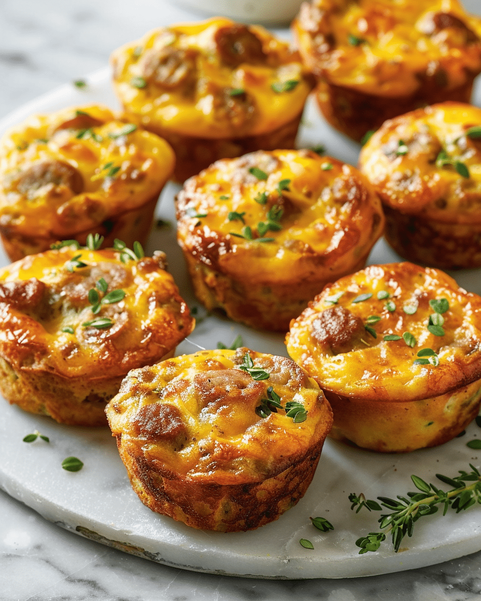 Sausage Pancake Muffins