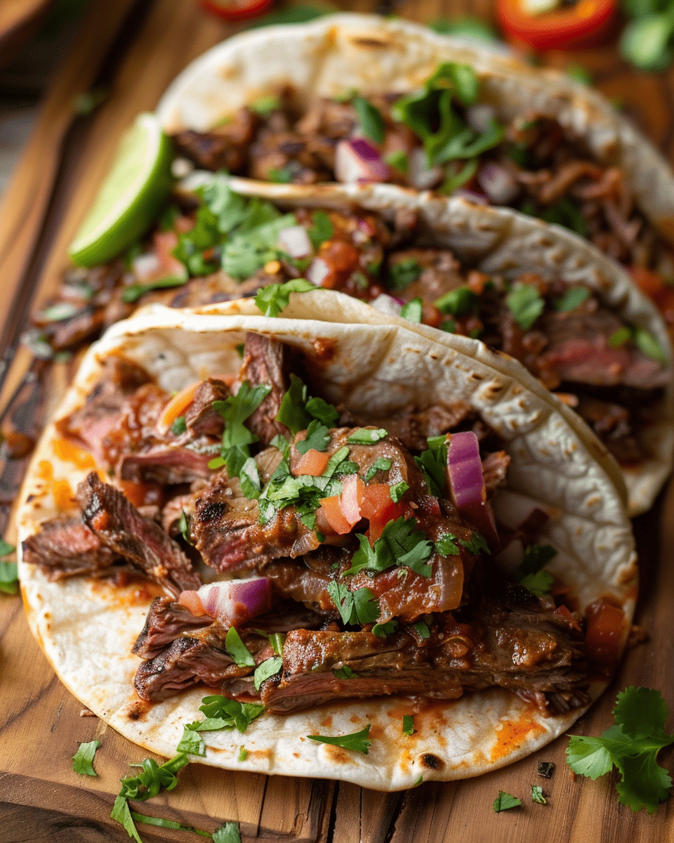 Steak Tacos With Creamy Chipotle Sauce