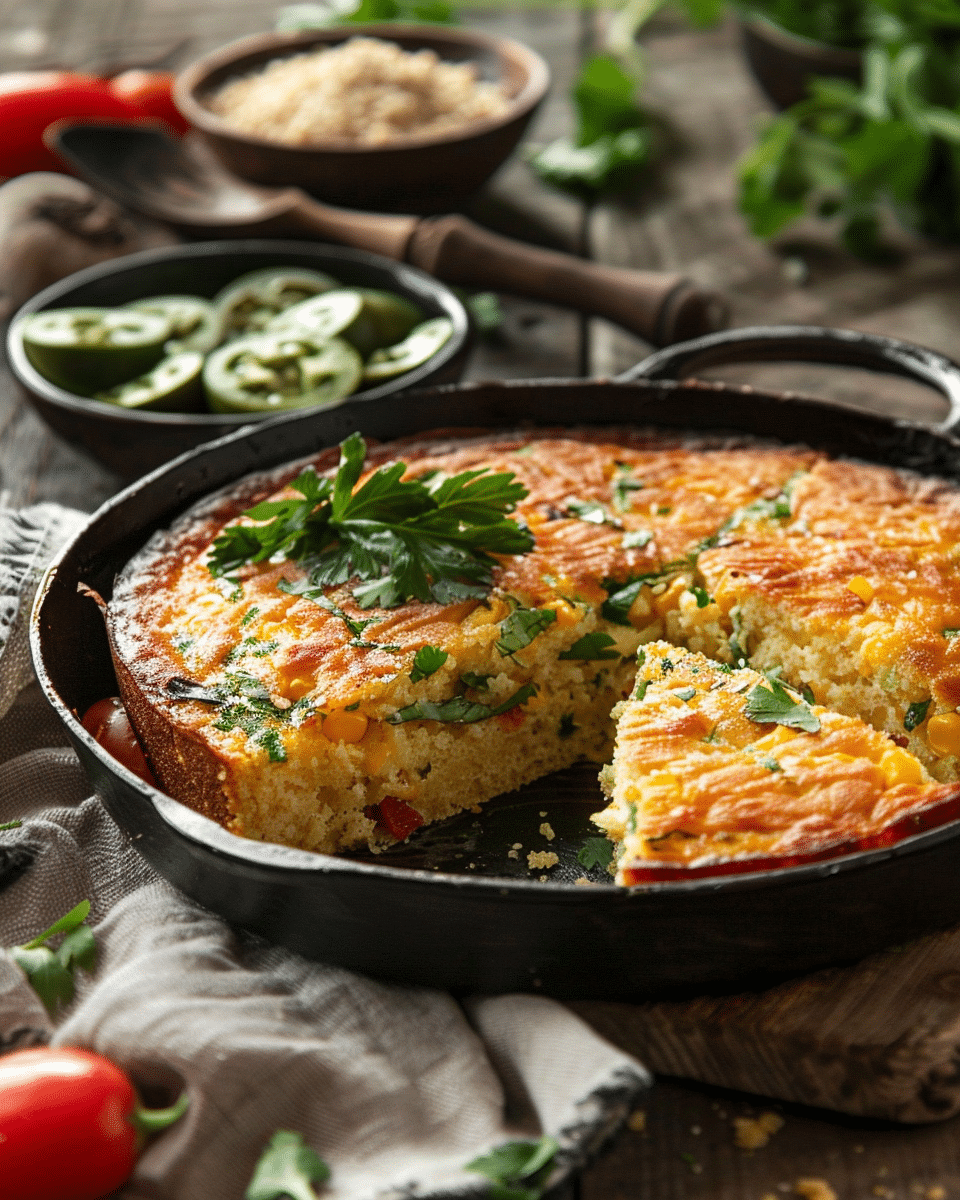 Chiles Rellenos Cornbread