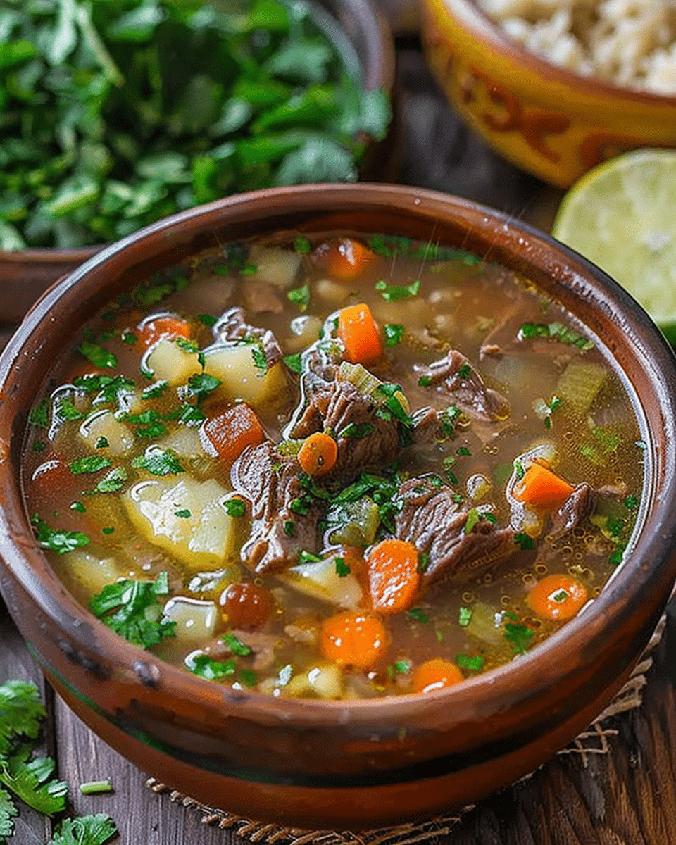 Devastatingly delicious caldo de res mexican beef soup recipe
