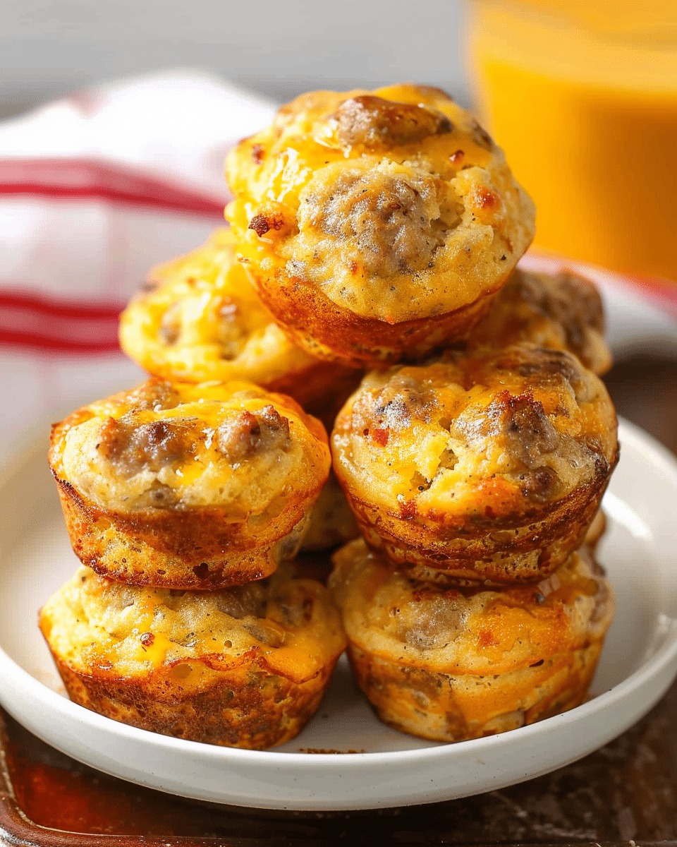 Sausage Pancake Muffins