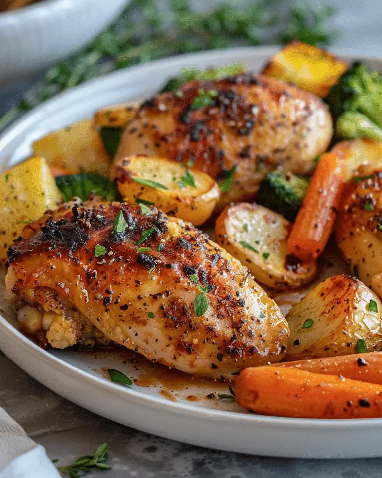 Air Fryer Chicken and Veggies