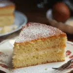 Politiko Dessert (Semolina Cake With Cream)