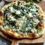 Spinach And Feta Flatbread Pizza