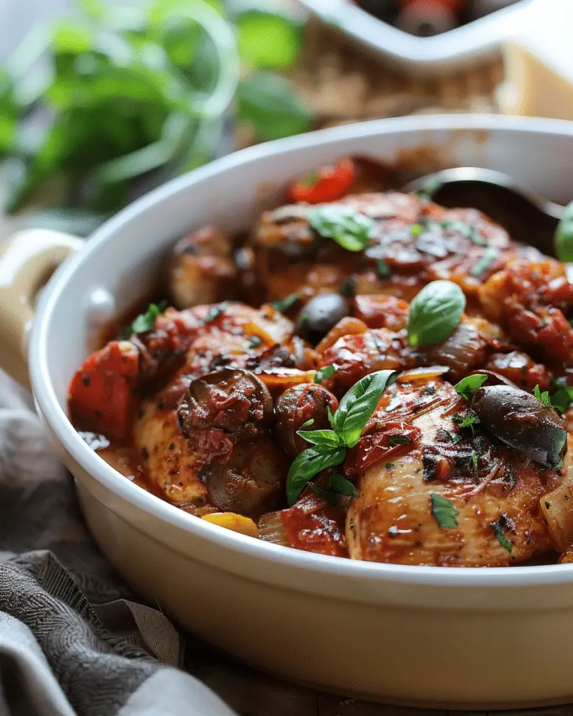 Italian Chicken Cacciatore