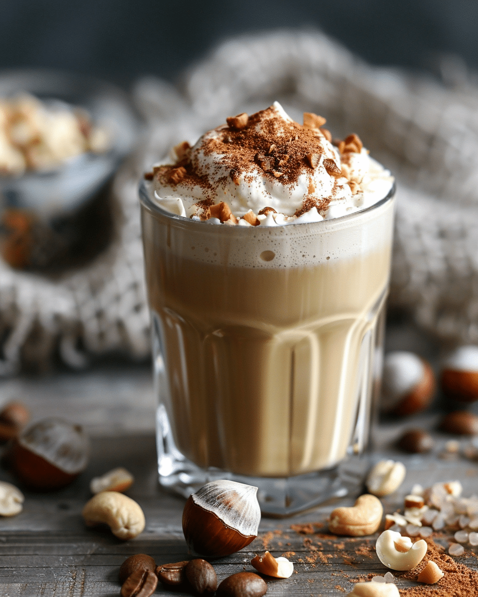 Homemade Hazelnut Coffee Creamer