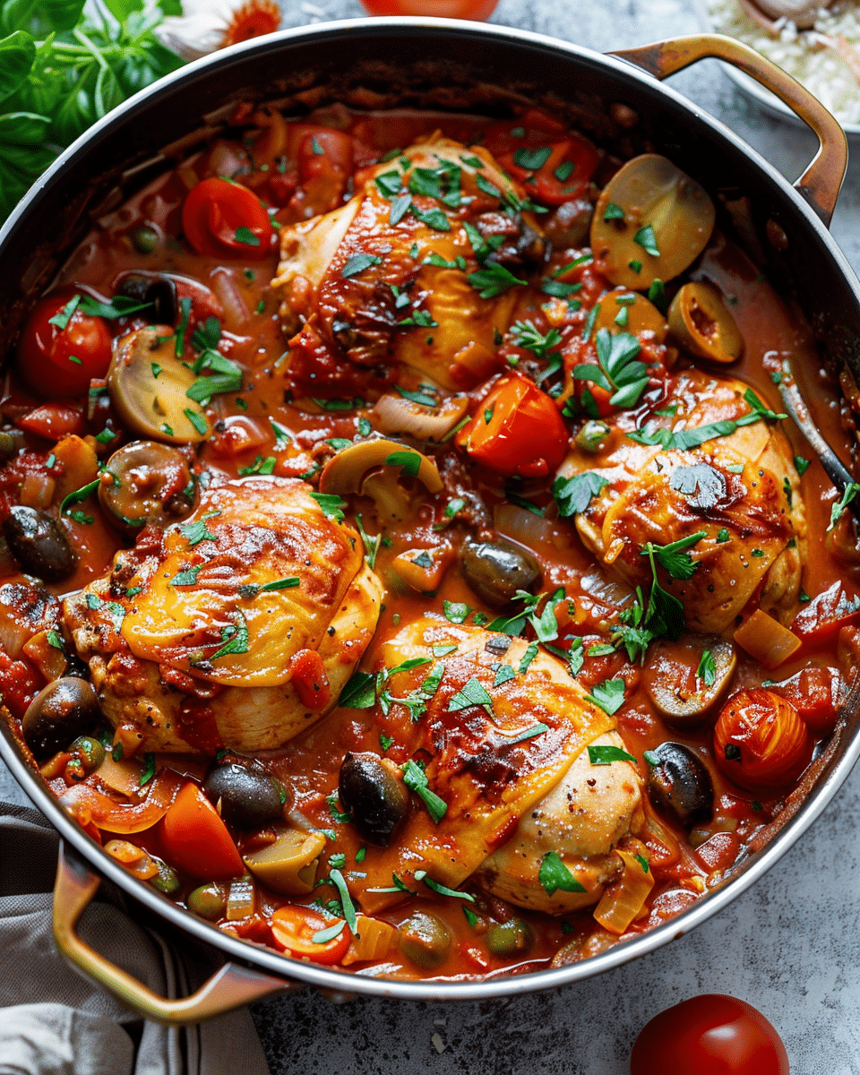 Italian Chicken Cacciatore