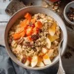 10-Minute Apple Carrot Oatmeal