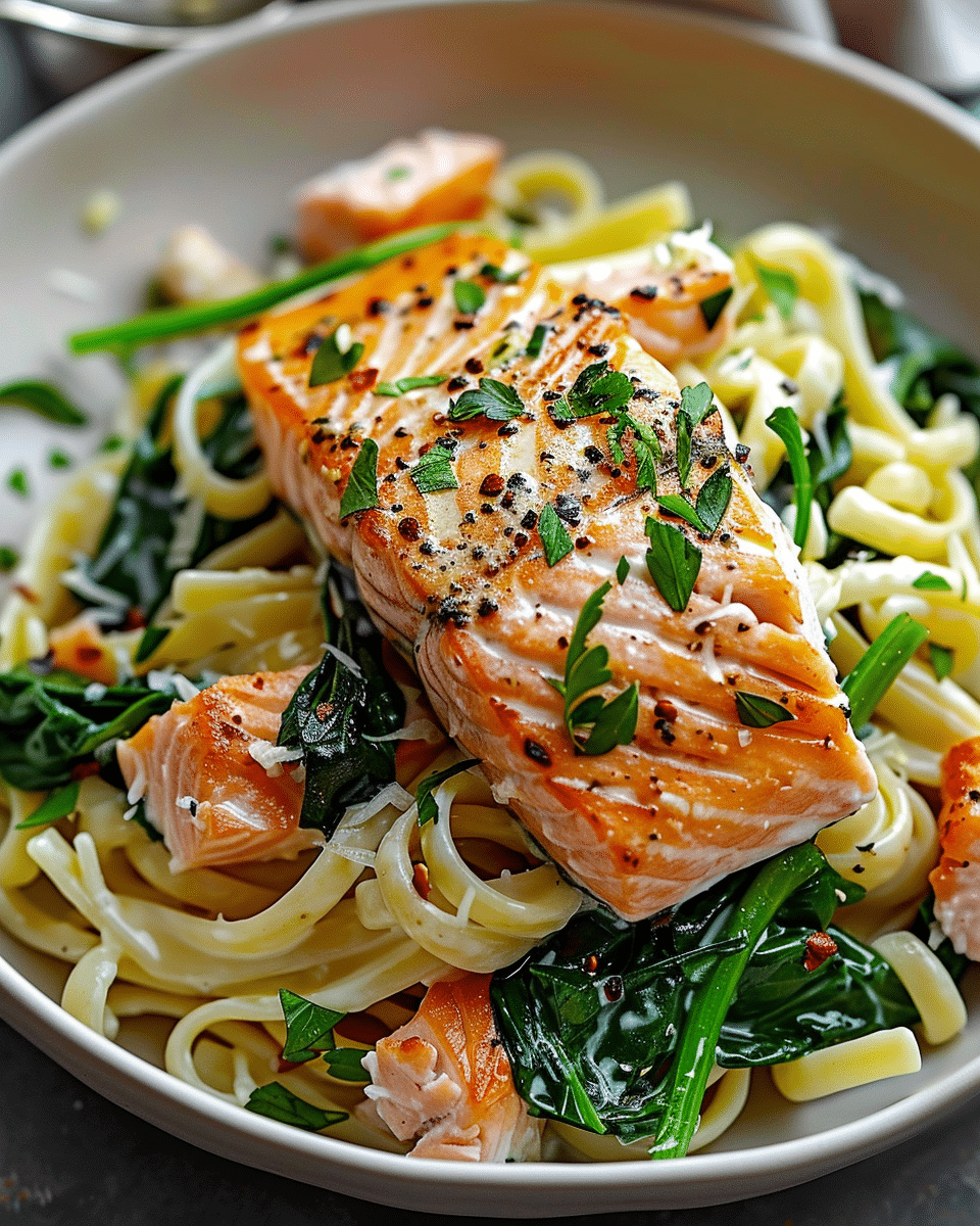 Salmon Spinach Pasta Dish: A Delicious And Nutritious Recipe To Try Today