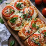 Tomato Basil Garlic Bread