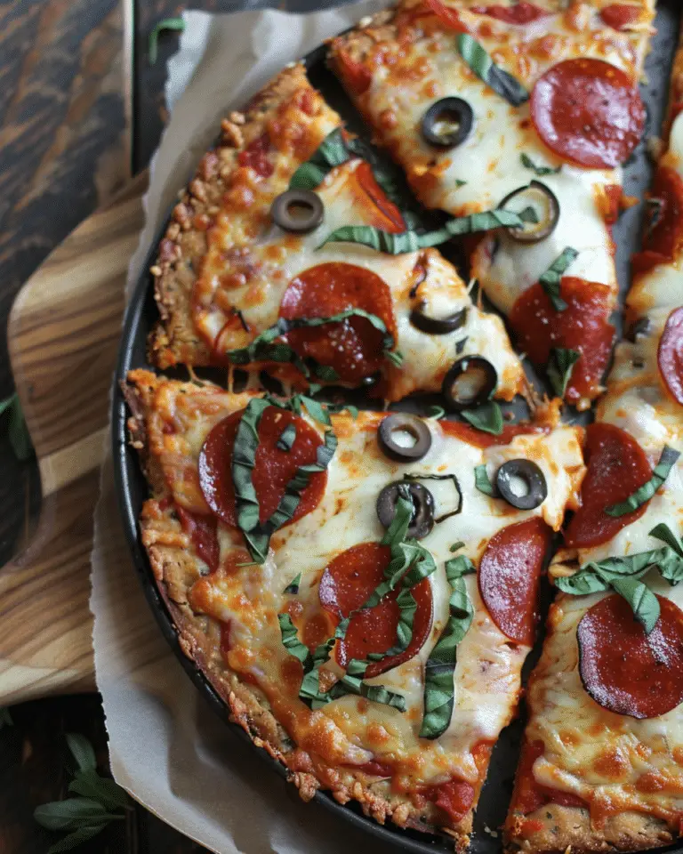 53g Protein Crustless Pizza Pie