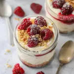 Healthy No Bake Cheesecake In A Jar