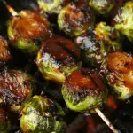 Caramelized Brussels Sprouts Skewers