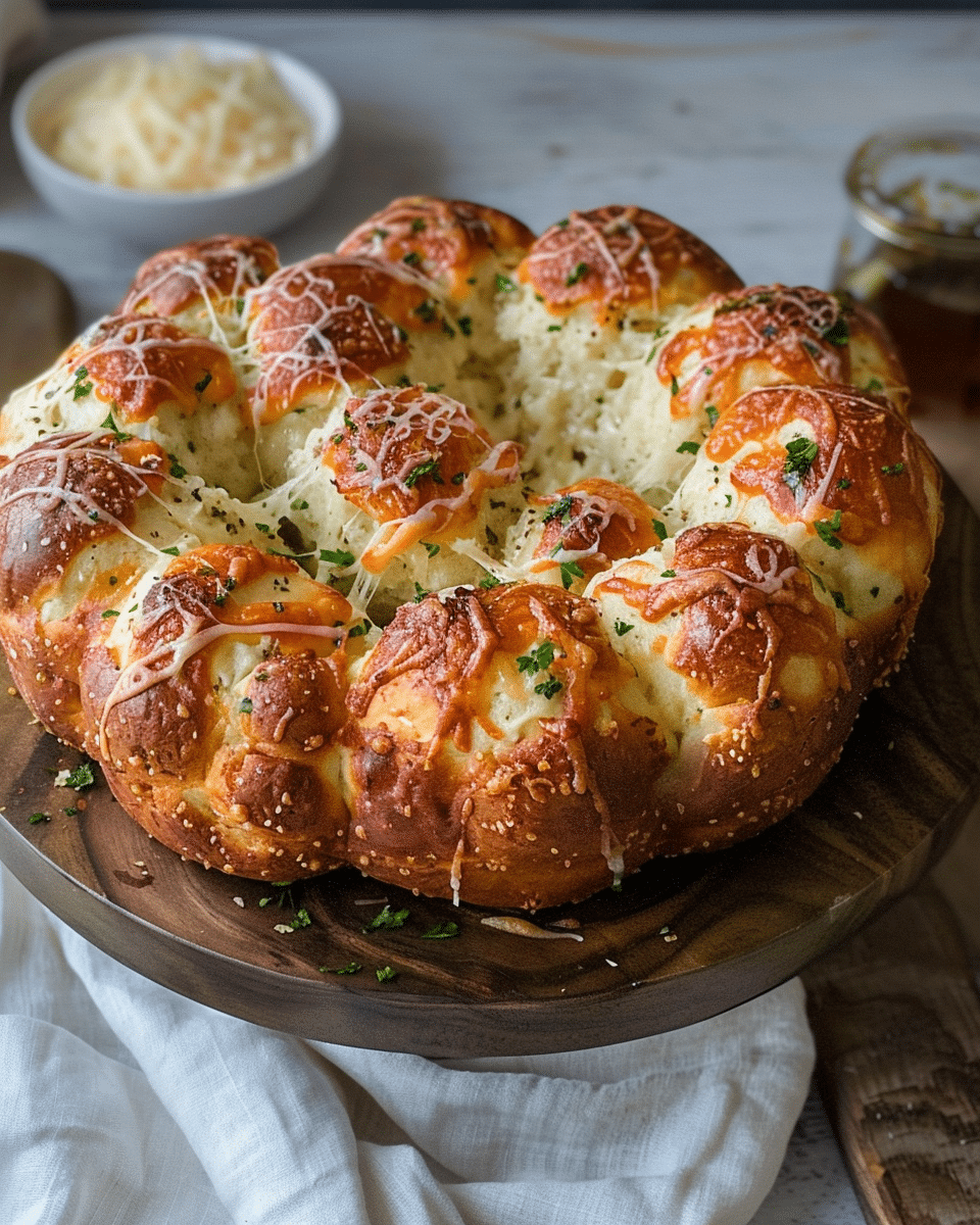 Cheesy Garlic Monkey Bread