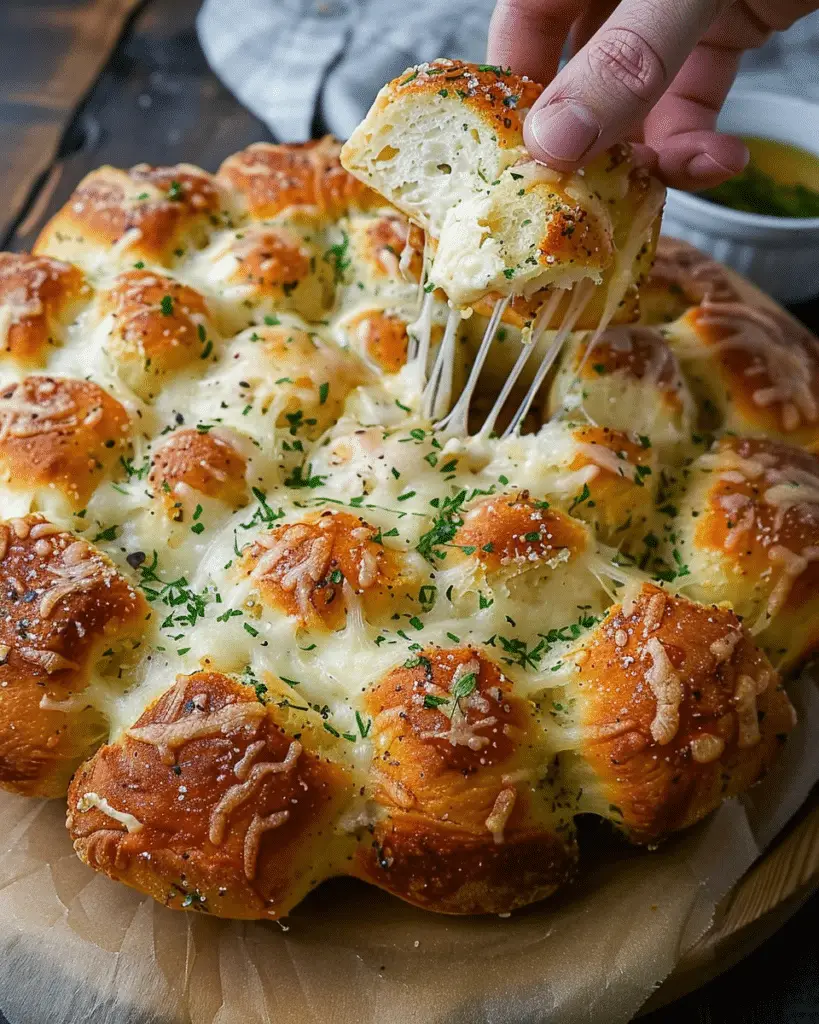 Cheesy Garlic Monkey Bread